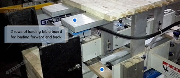 Máy khoan và cắt mộng tự động được thiết kế với hai bệ gia công.